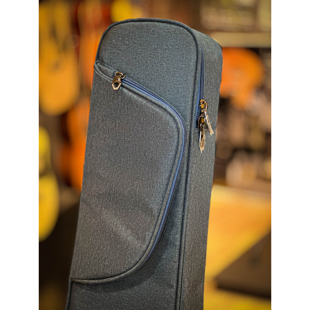 Jinchuan ซอฟท์เคสเบส สียีนส์กรม B-2022 กระเป๋าเบส บุฟองน้ำหนามาก กระเป๋าเบส มีที่รองคออย่างดี มีหูหิ้ว/สะพายหลังได้