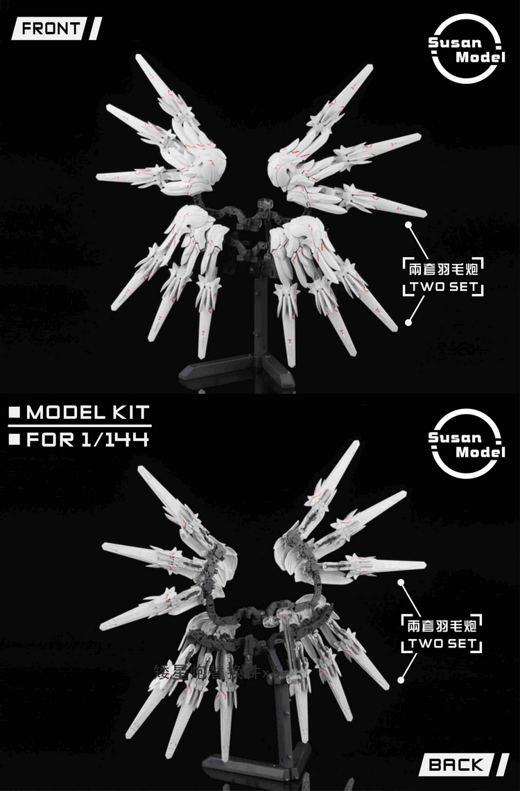 Preorder (Susan model) Plastic Kit Seraphim Unit & Neue Zwerg For 1/144 HG/RG