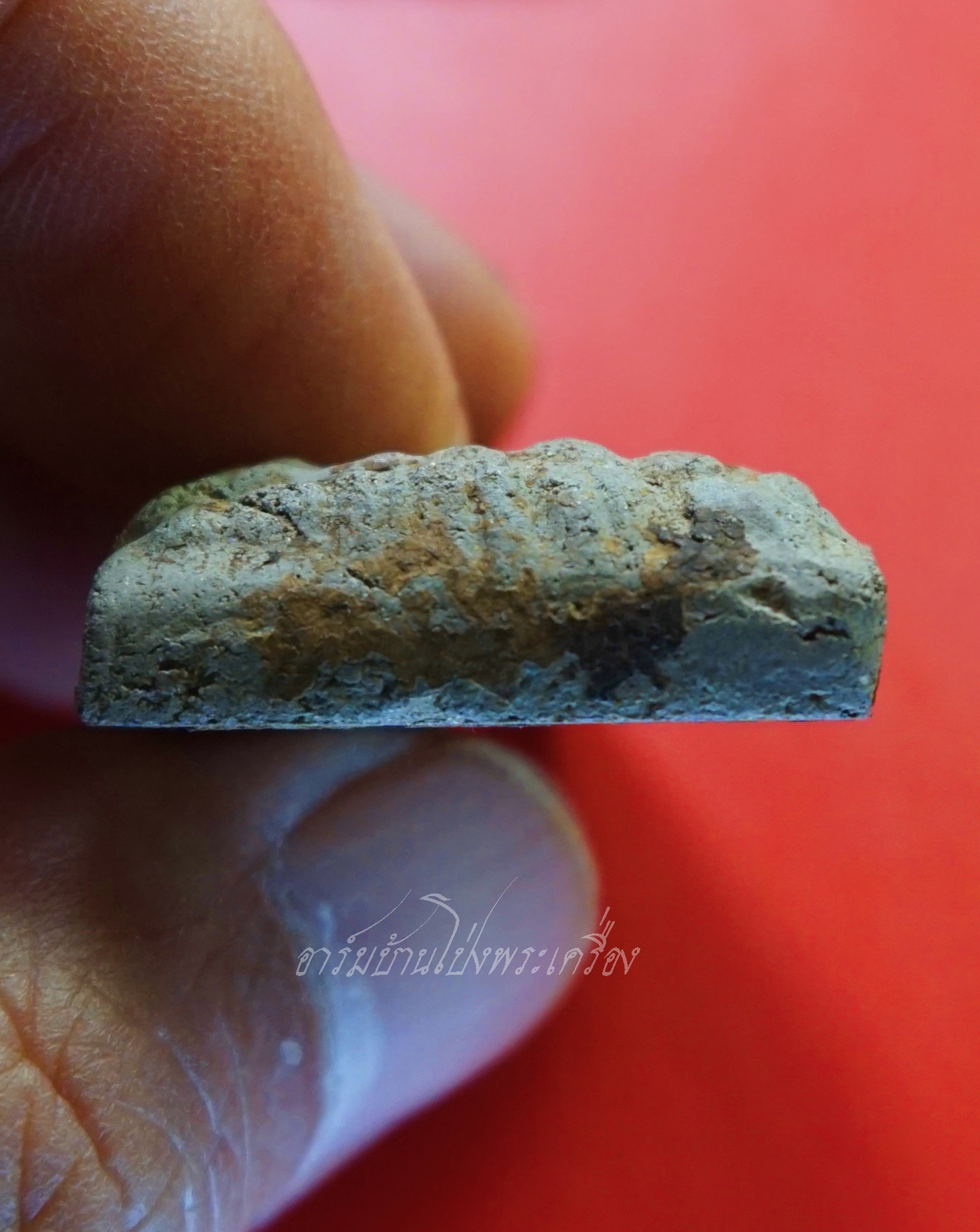 หลวงพ่อแทน วัดธรรมเสน ขุนแผนหน้ายักษ์ ปี๒๕๐๖ เนื้อผงสีเทา(องค์ที่4)