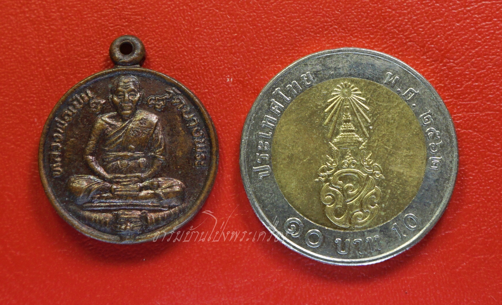 หลวงพ่อเปิ่น วัดบางพระ หลังนางกวัก ปี๒๕๓๔ เนื้อทองแดงรมดำ(องค์ที่3)