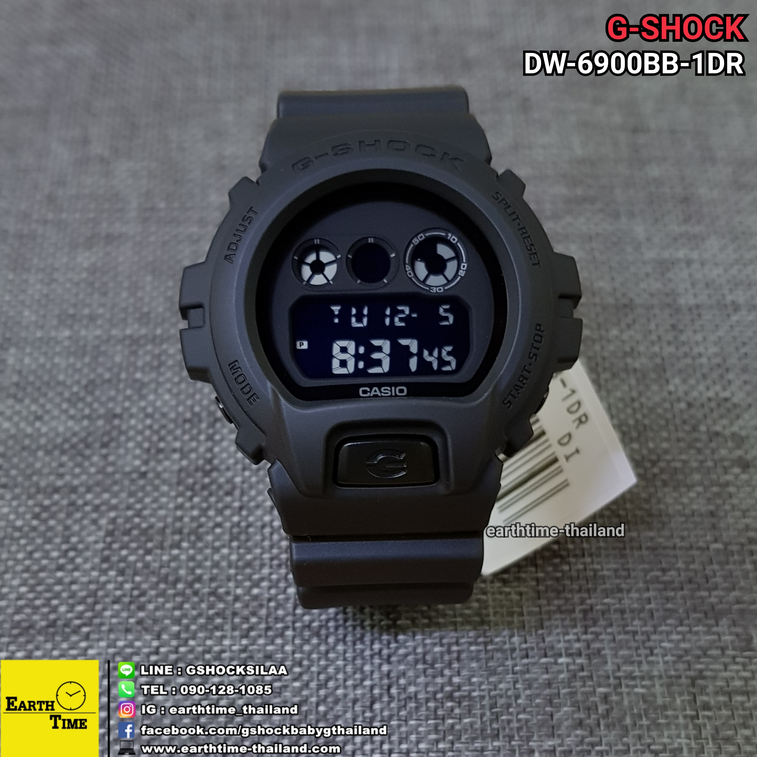 G-Shock ของใหม่แท้100% รับประกัน 1 ปี DW-6900BB-1DR