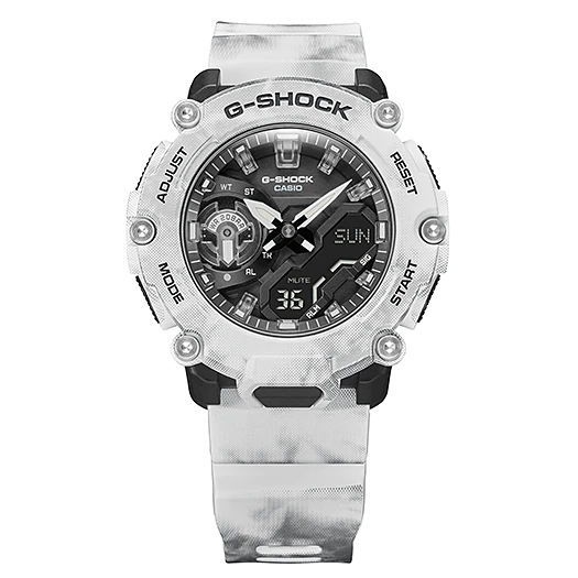 G-Shock GA-2200GC-7A l Grunge Snow Camo Series l ของใหม่แท้100%