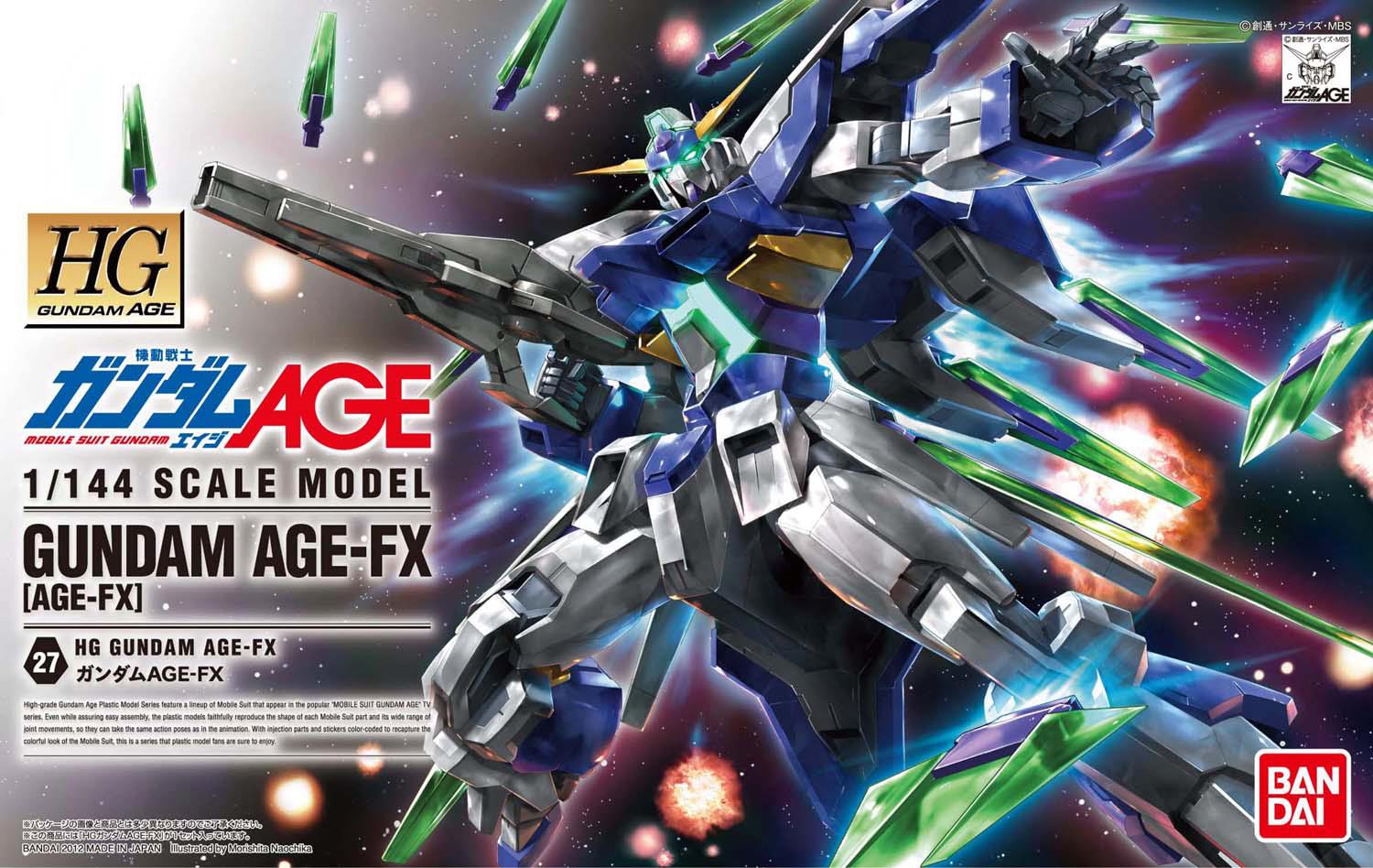 (Bandai) HG-AGE1/144 Gundam AGE-FX (สินค้าเหลือ 1 กล่อง กรุณารอทางร้านแจ้งกลับนะครับ )