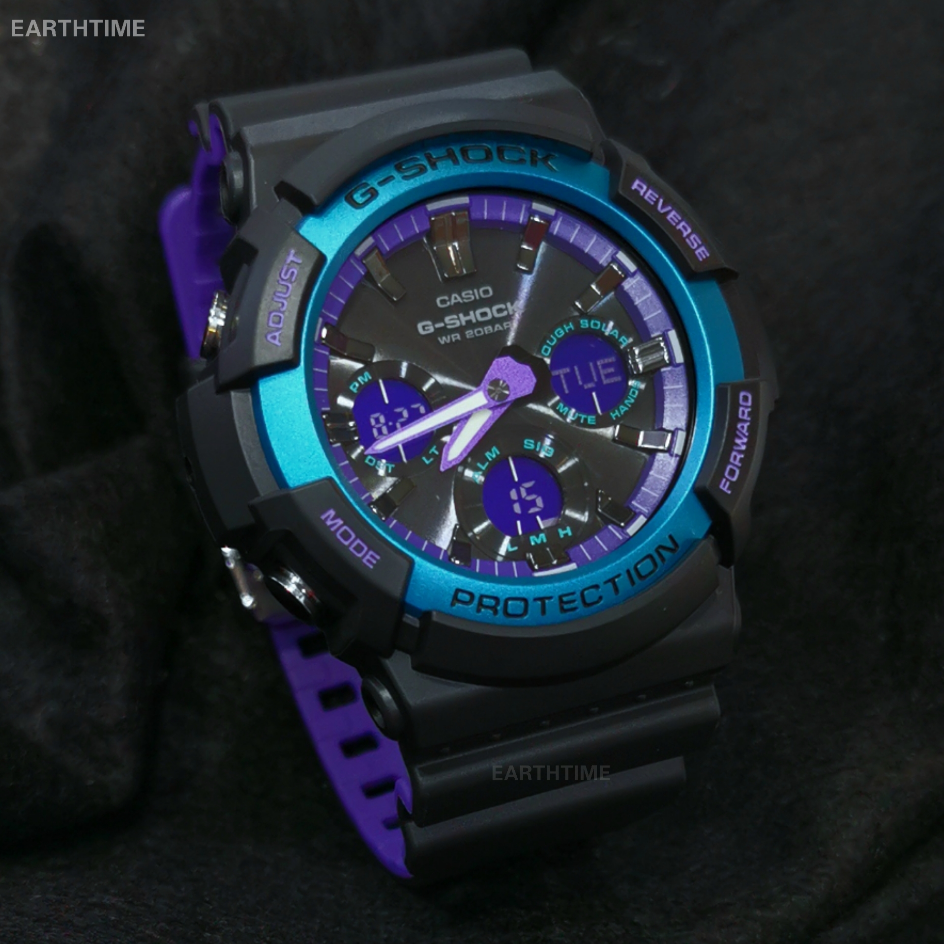 G-Shock Tough Solar ของใหม่แท้100% รับประกัน 1 ปี รุ่น GAS-100BL-1ADR