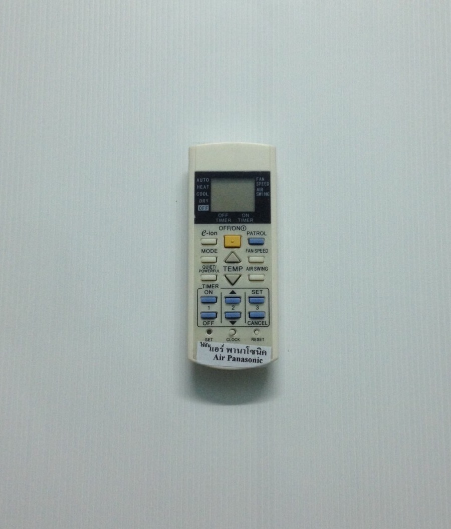 รีโมทแอร์ พานาโซนิค Panasonic e-ion