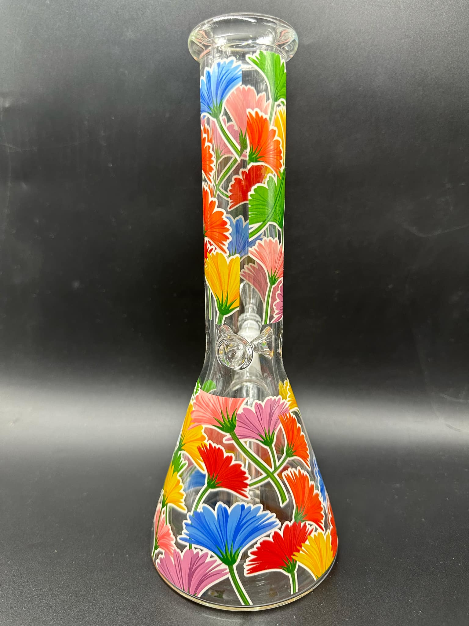 Flowers Glass Bong (25cm.)