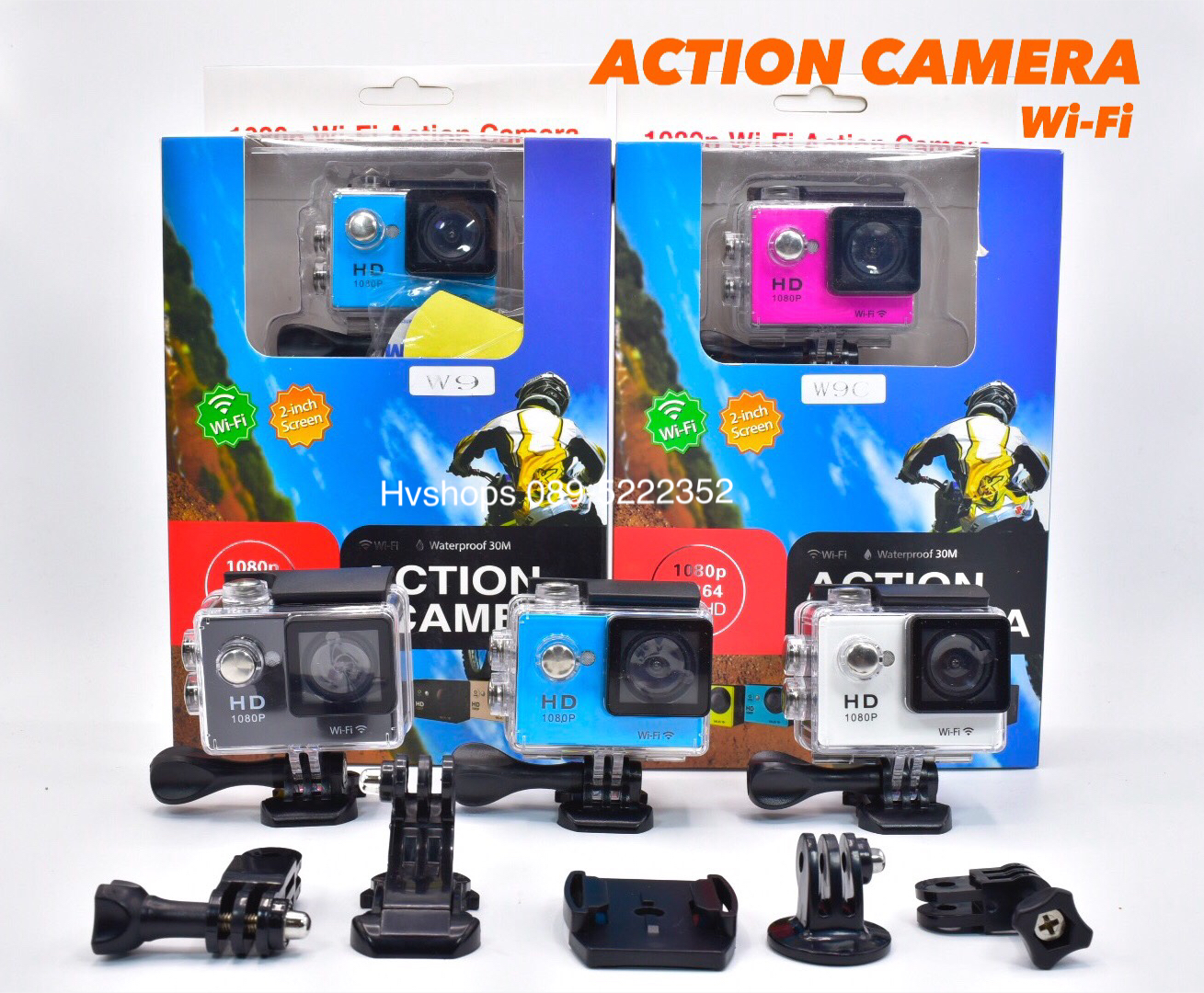 กล้องติดรถ Action Camera รุ่น W90 แบบ wifi