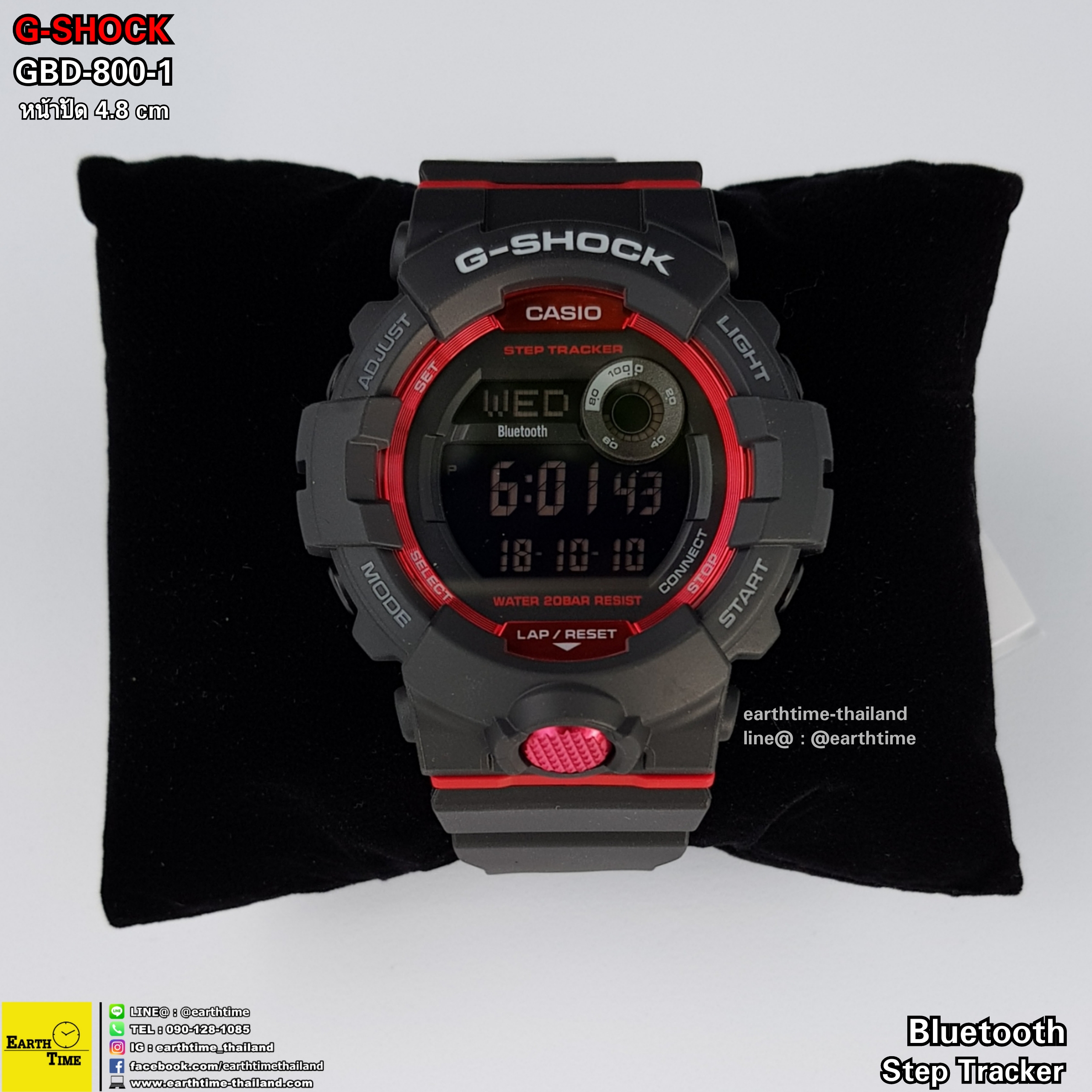G-Shock Step Tracker and Bluetooth ของใหม่แท้100% รับประกัน 1 ปี รุ่น GBD-800-1