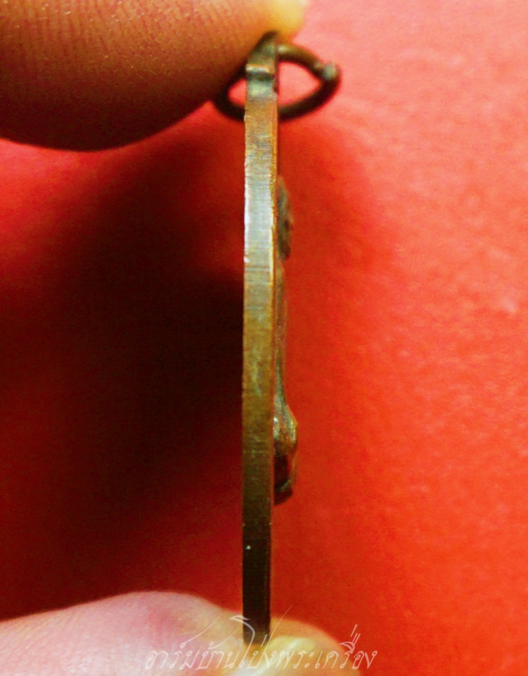 หลวงพ่อหลุย วัดปลักแรด รุ่นแรก ย้อนยุค ไข่สั้น เนื้อทองแดง(องค์ที่7)