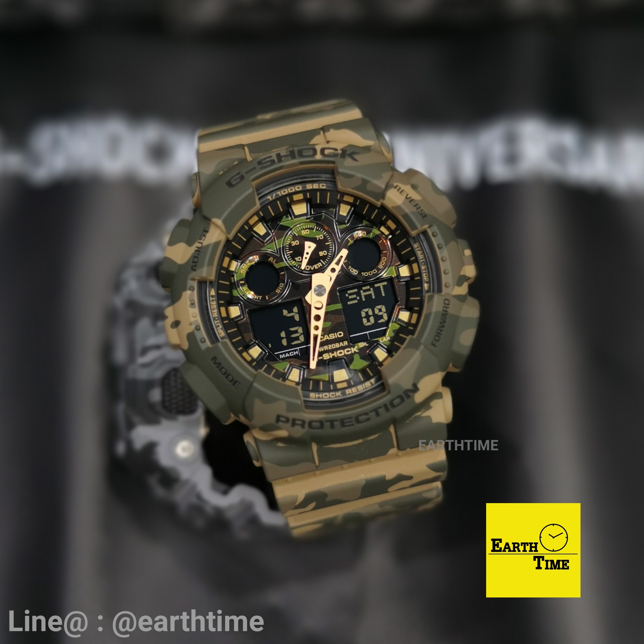G-Shock ของใหม่แท้100% รับประกัน 1 ปี GA-100CM-5ADR