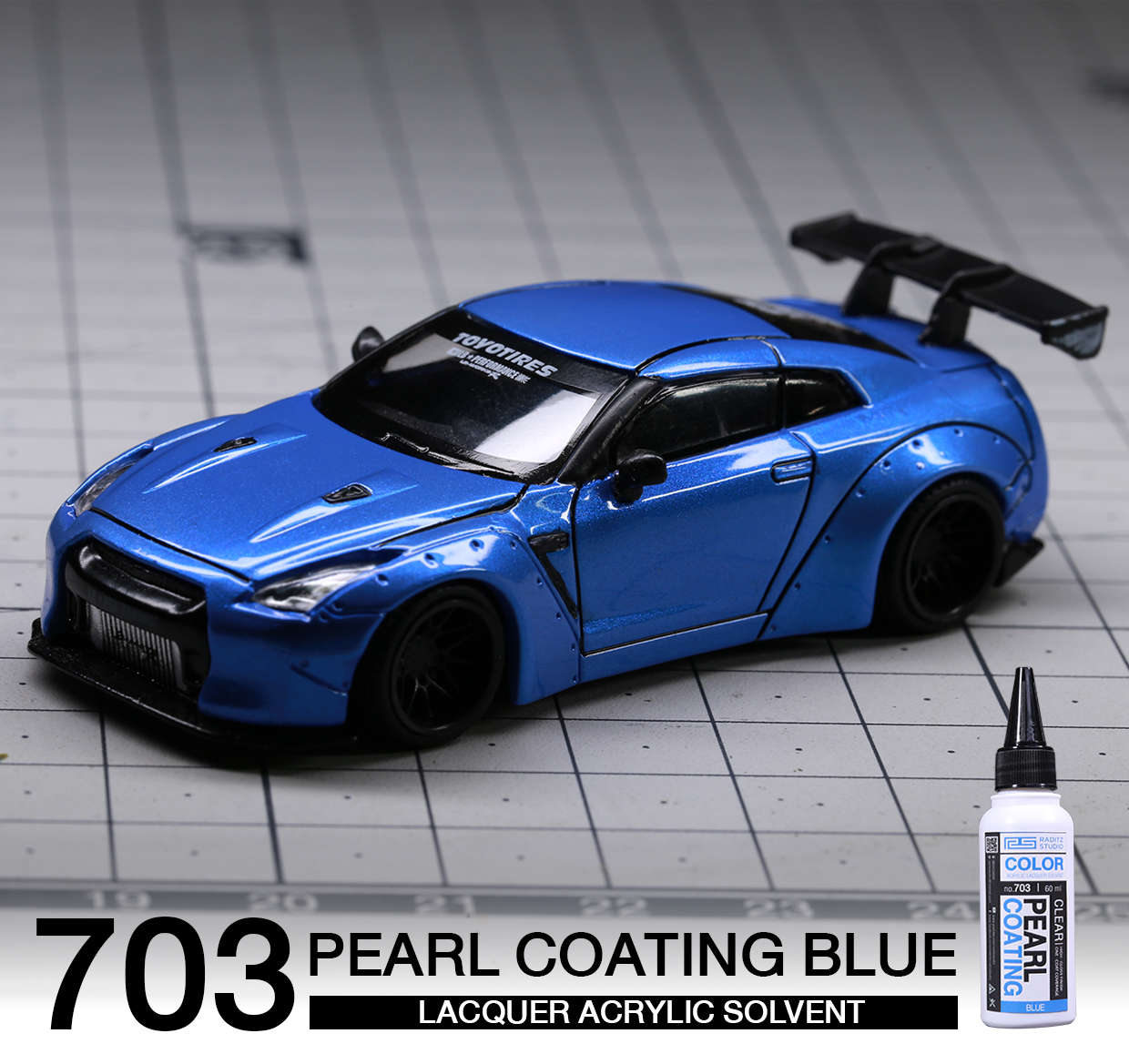 (RS-Raditz) General Effect PL703 Pearl Coating Blue 60ml