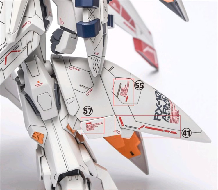 Water Decal 023 HG1/144 Penelope ยี่ห่อ Ghost-Decal