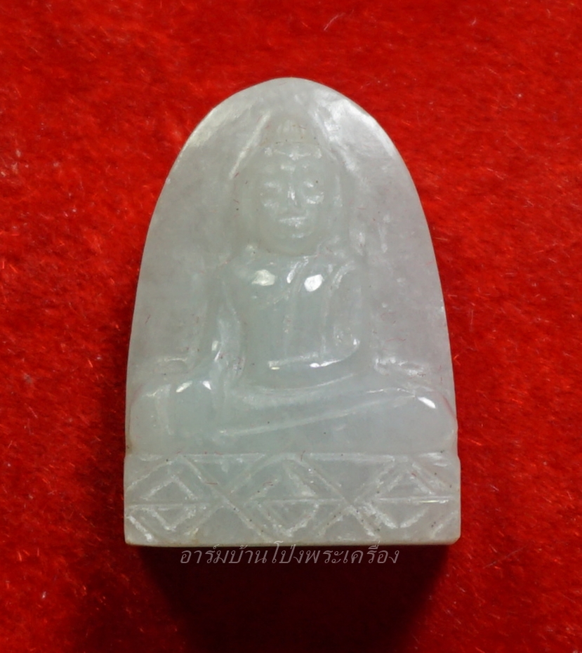 หลวงพ่อขันธ์ วัดพระศรีอารย์ พระหยกขาว พร้อมกล่องเดิม(องค์ที่7)