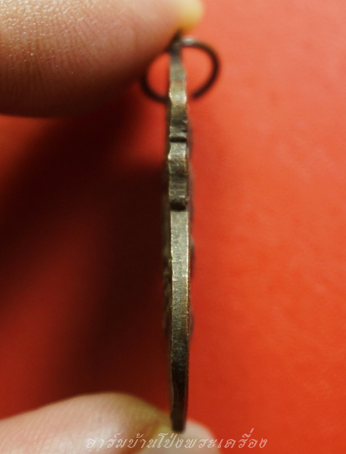 พระอธิการบัว วัดเขาแดน รุ่น๑ เนื้อทองแดง(องค์ที่8)