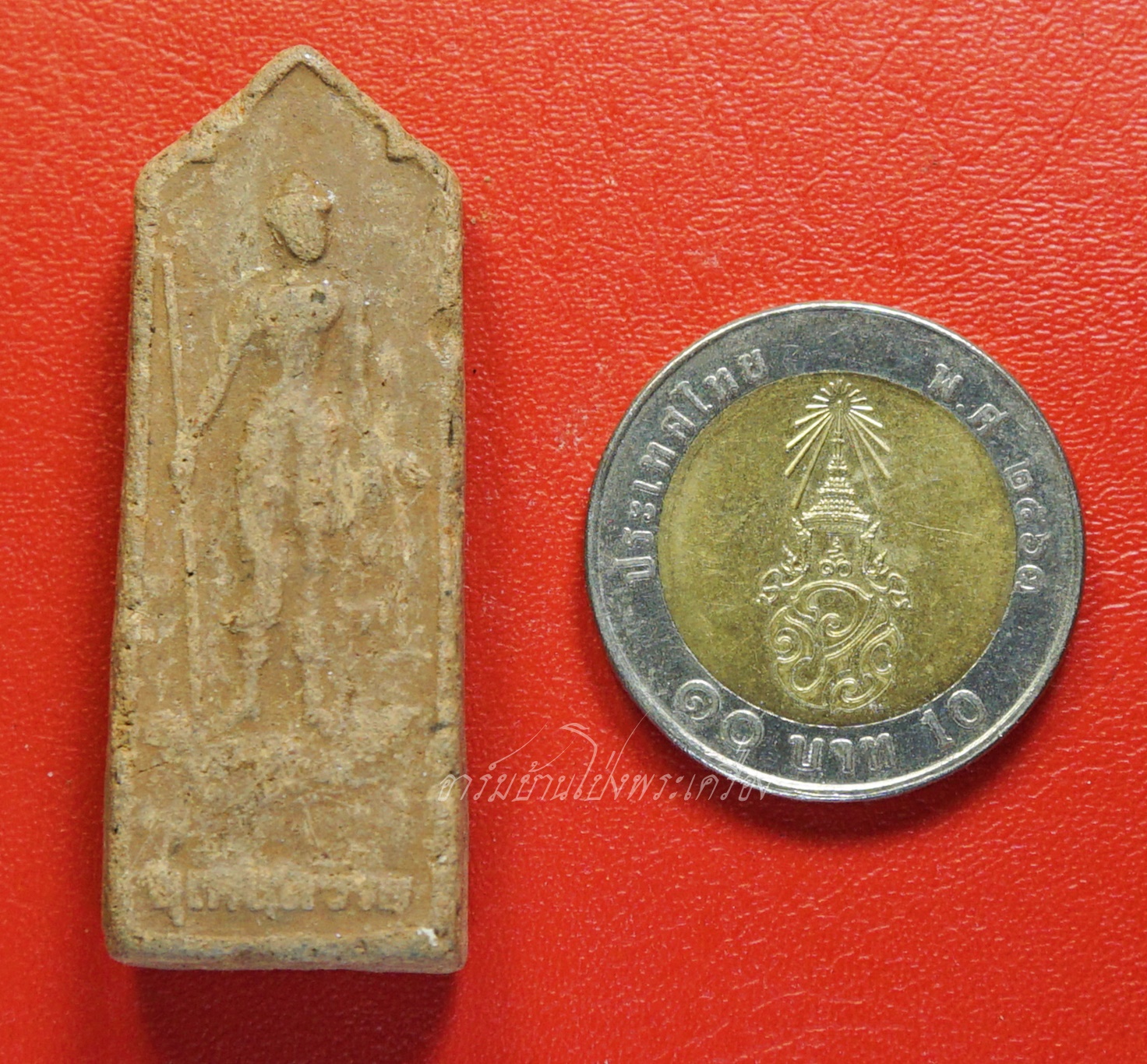 พระวิษณุกรรม อุเทนถวาย ครบ๖๗ปี เนื้อดิน(องค์ที่2)