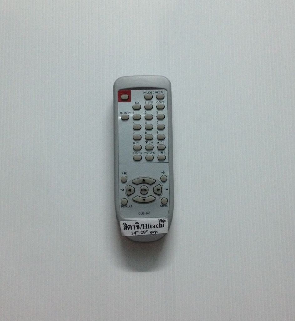รีโมททีวีฮิตาชิ จอแบน ​Hitachi CLE-963