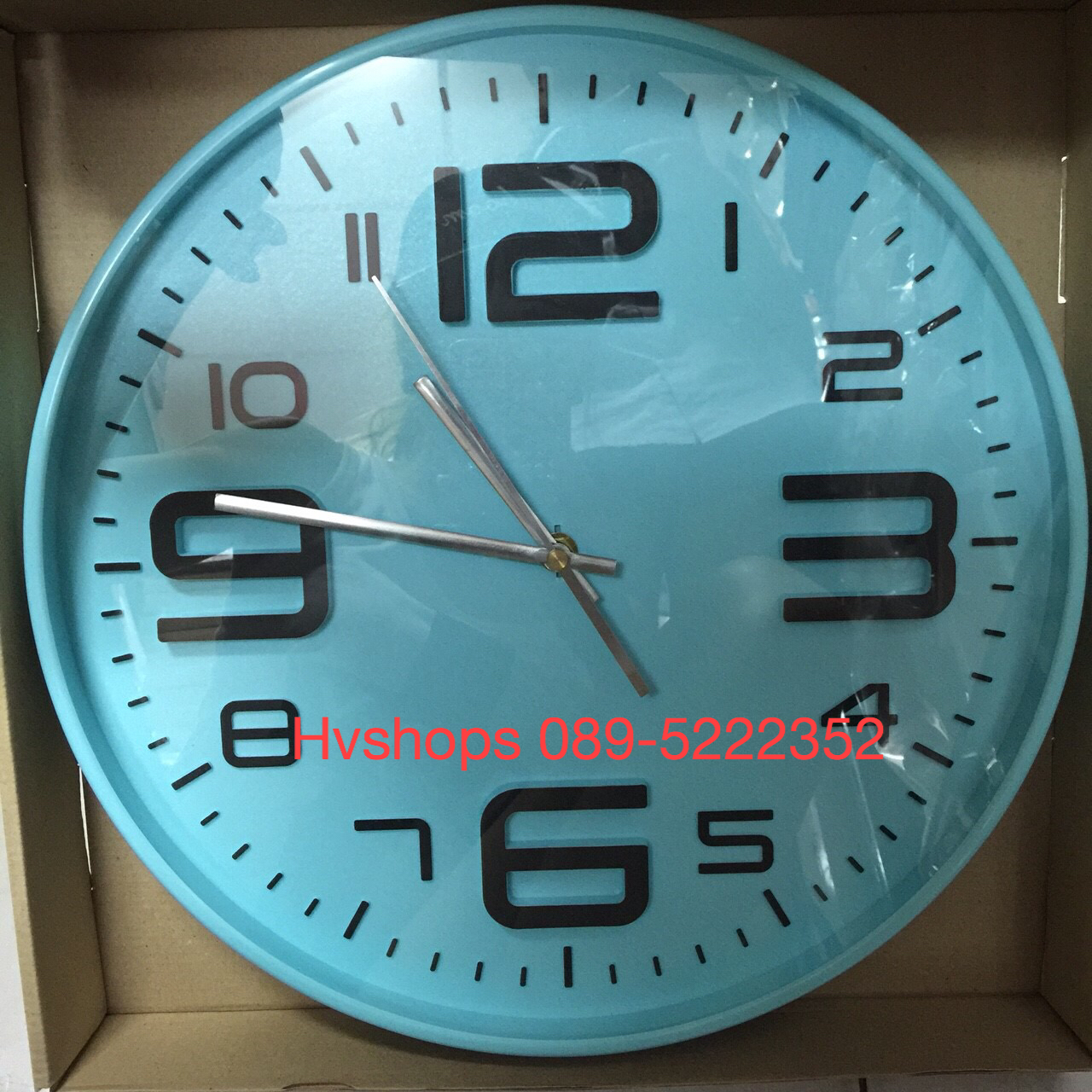 นาฬิกาติดผนัง Good รหัส 09528 สี ฟ้าอ่อน