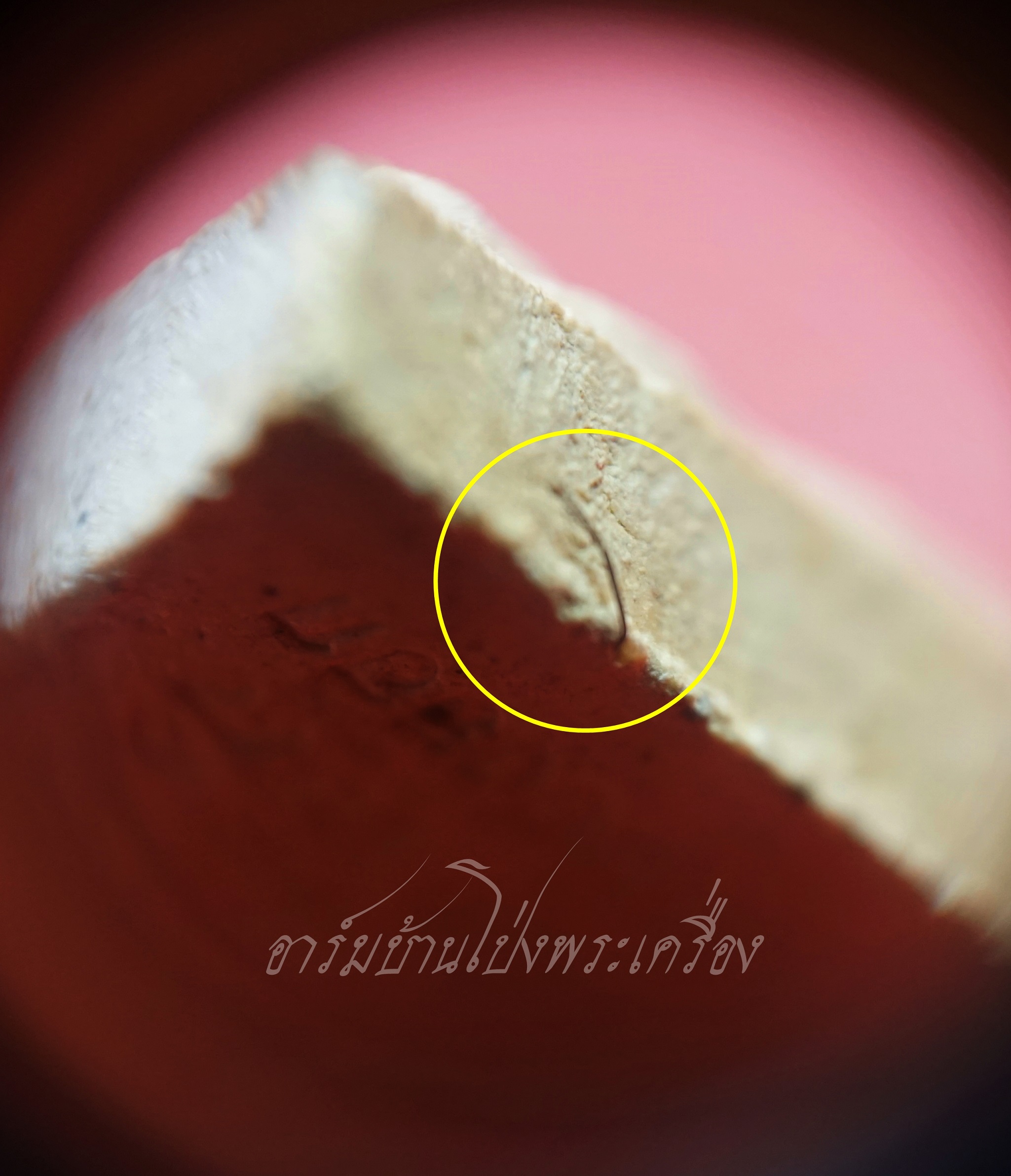 หลวงพ่อยิด วัดหนองจอก จ.ประจวบคีรีขันธ์ นางพญา เนื้อผง มีเส้นเกศา(องค์ที่1)