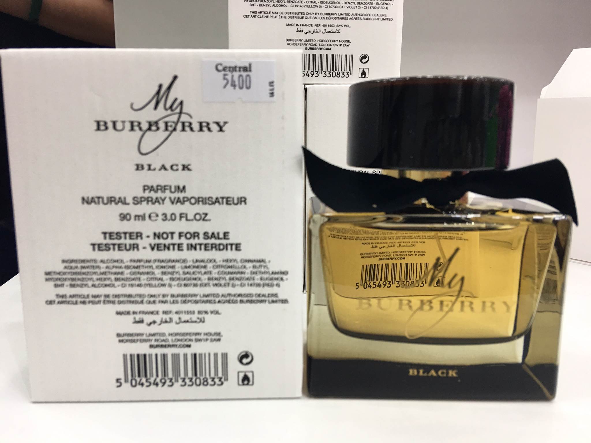 Tester My Burberry Black EDP 90ml. น้ำหอมแท้ 100%