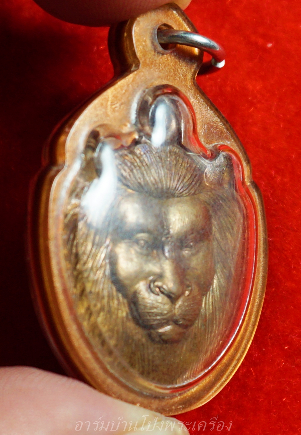 พระเอื้อ วัดหนองอ้อ หน้าสิงห์ เนื้อทองแดง(องค์ที่1)