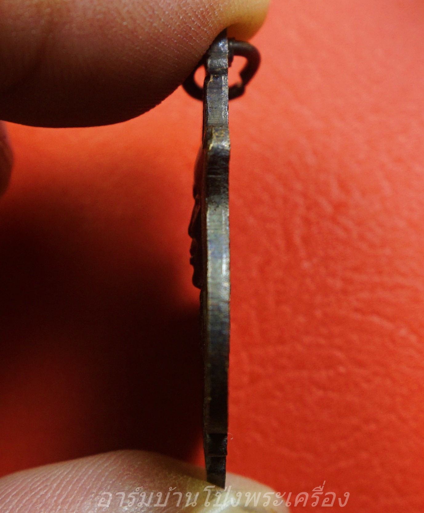 หลวงพ่อจำเนียร วัดถ้ำเสือ จ.กระบี่ เนื้อทองแดงรมดำ(องค์ที่1)