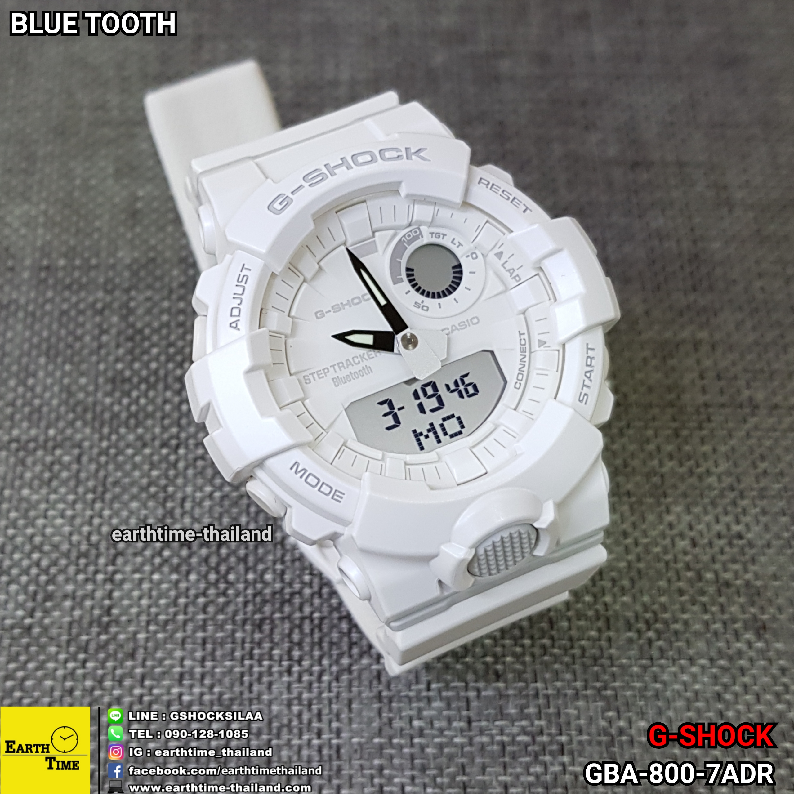 G-Shock Step Tracker and Bluetooth ของใหม่แท้100% รับประกัน 1 ปี รุ่น GBA-800-7ADR