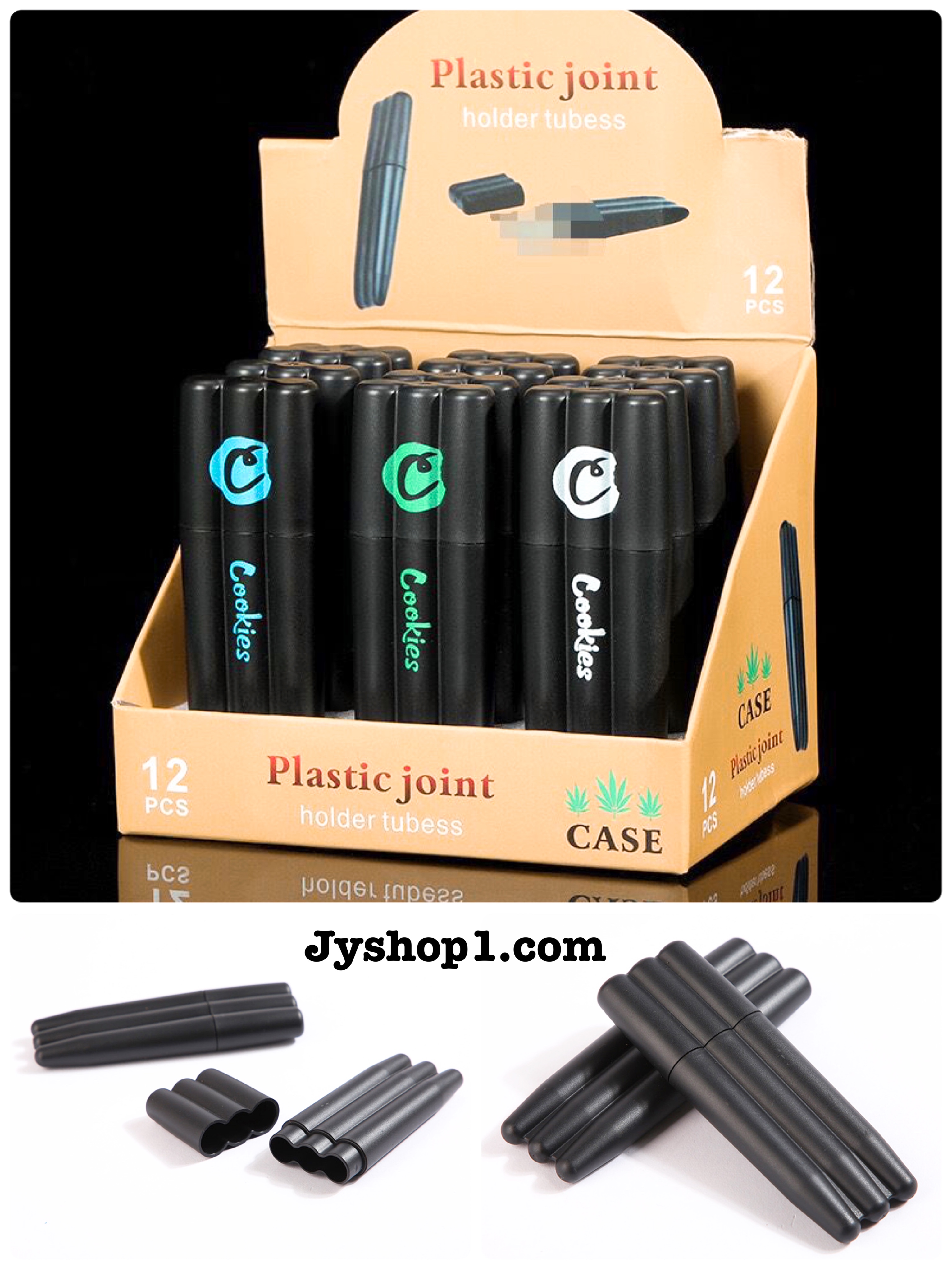 หลอดใส่โรล ที่เก็บสมุนไพร แบบ 3 ช่อง Plastic Joint พร้อมส่ง ราคาถูก