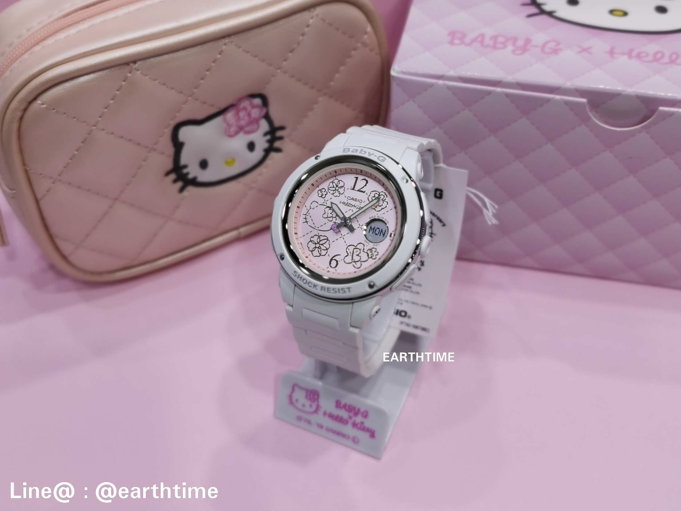 Baby-G x Kitty ของใหม่แท้100% รับประกัน 1 ปี รุ่น BGA-150KT-7B