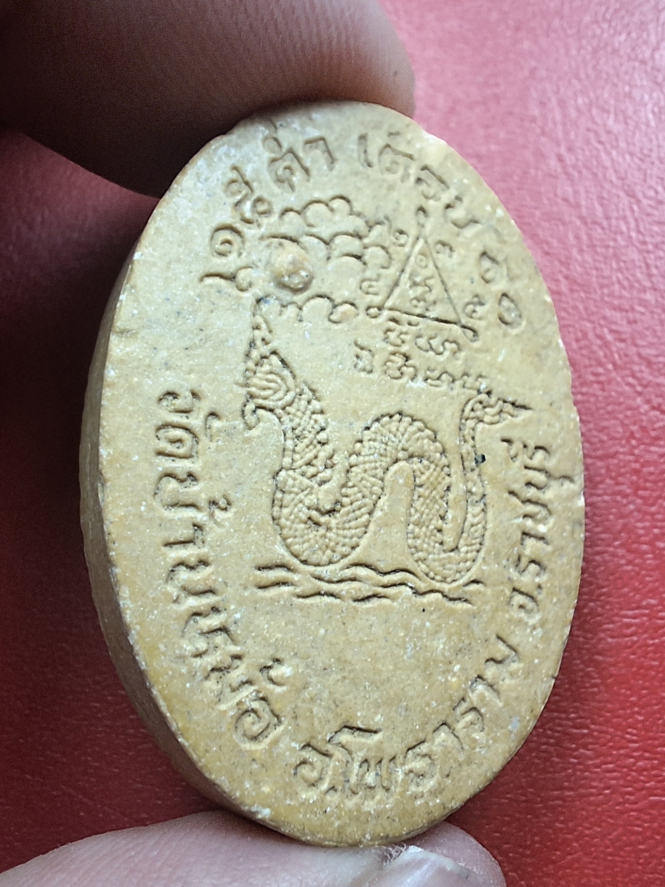 พระกริ่ง เนื้อผง หลวงพ่อสง่า วัดบ้านหม้อ ๑๕ค่ำ เดือน๑๑(องค์ที่1)