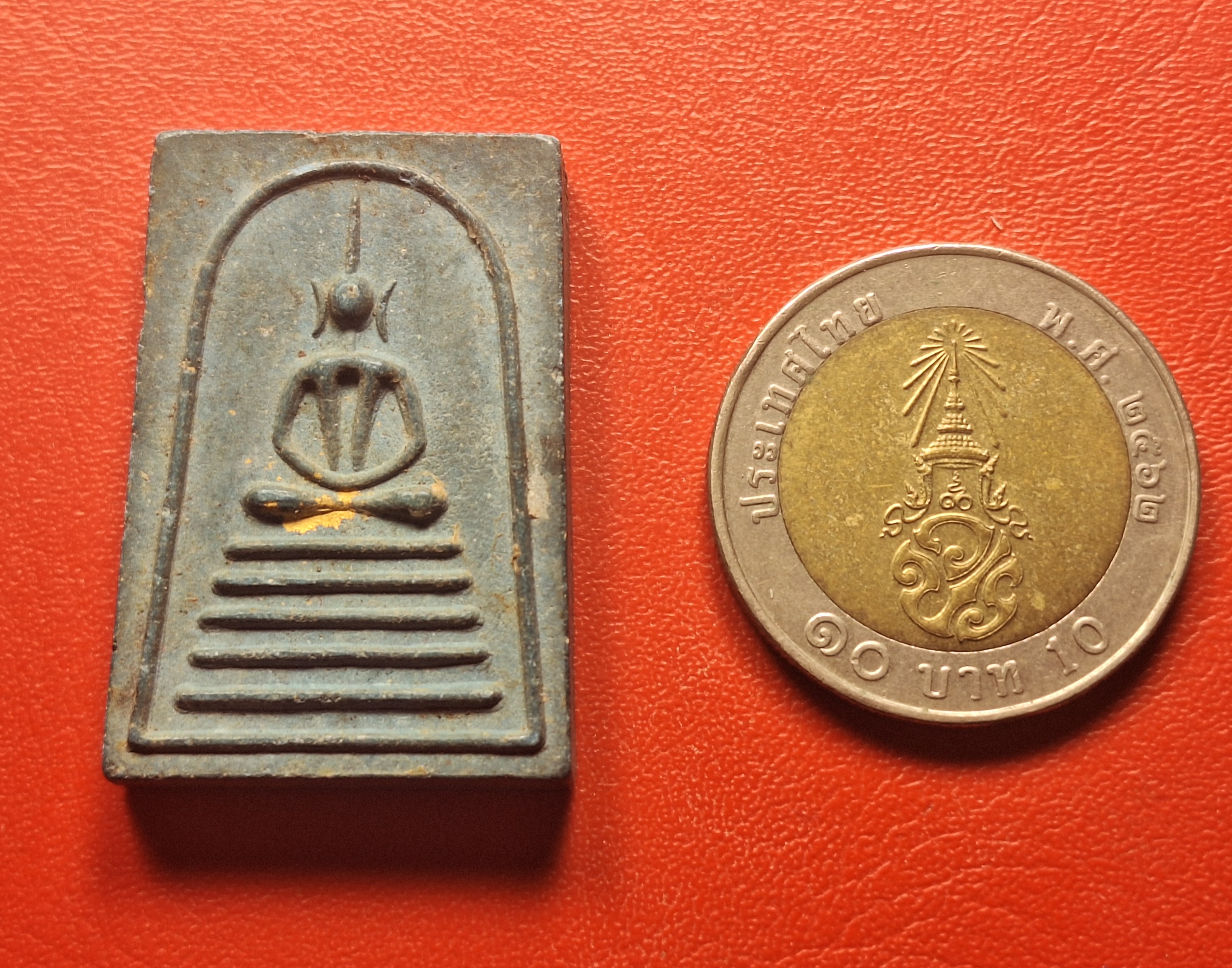 สมเด็จ วัดแจ้งเจริญ พิมพ์อกร่อง หูบายสี(องค์ที่1)