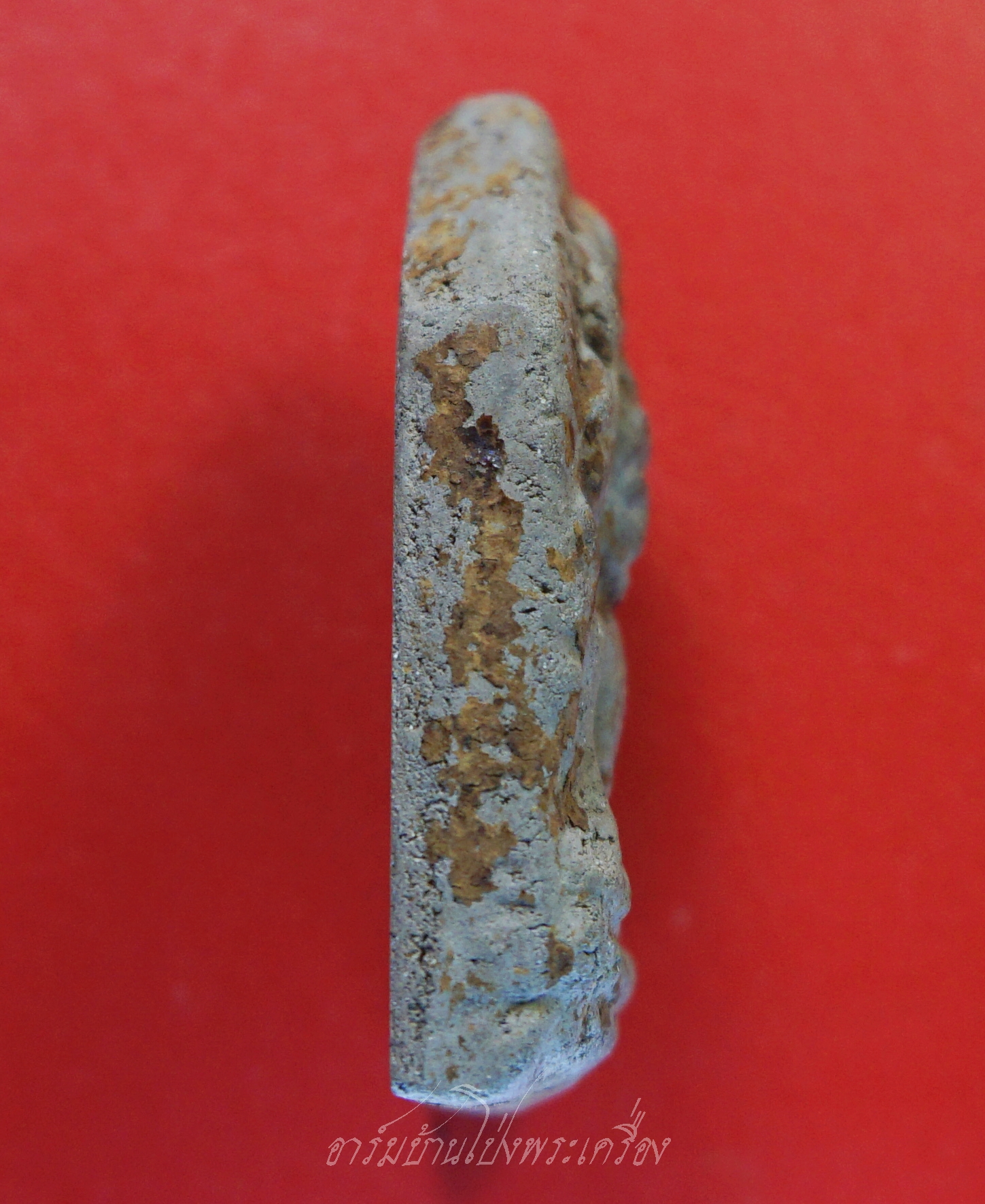 หลวงพ่อแทน วัดธรรมเสน ขุนแผนหน้ายักษ์ ปี๒๕๐๖ เนื้อผงสีเทา(องค์ที่4)