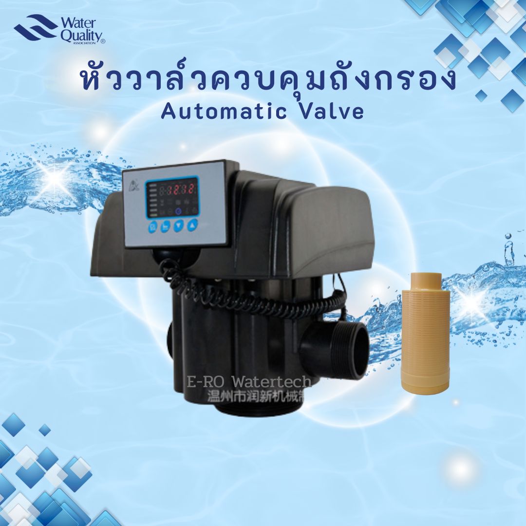 หัววาล์วควบคุมแบบ Automatic เรซิ่น คอ 4" - F74B3