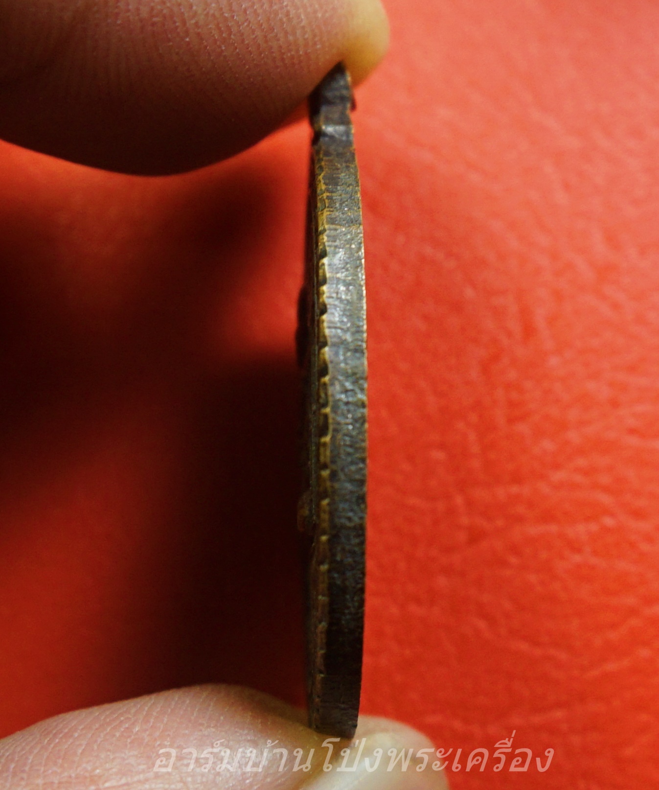 อาจารย์บัว วัดเขาแดน รุ่นฉลองพัดยศ ปี๔๐ เนื้อทองแดง(องค์ที่1)