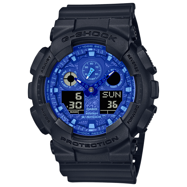 GA-100BP-1A l G-Shock l Blue Paisley Series l ของใหม่แท้100%