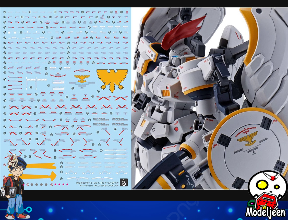 Water Decal 024 MG1/100 Tallgeese I ยี่ห่อ Ghost-Decal