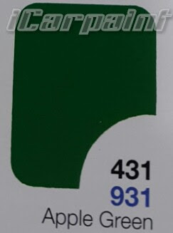สีNKY เขียว Apple Green