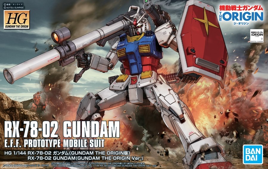 (Bandai) HG1/144 Gundam RX-78（GUNDAM THE ORGIN)