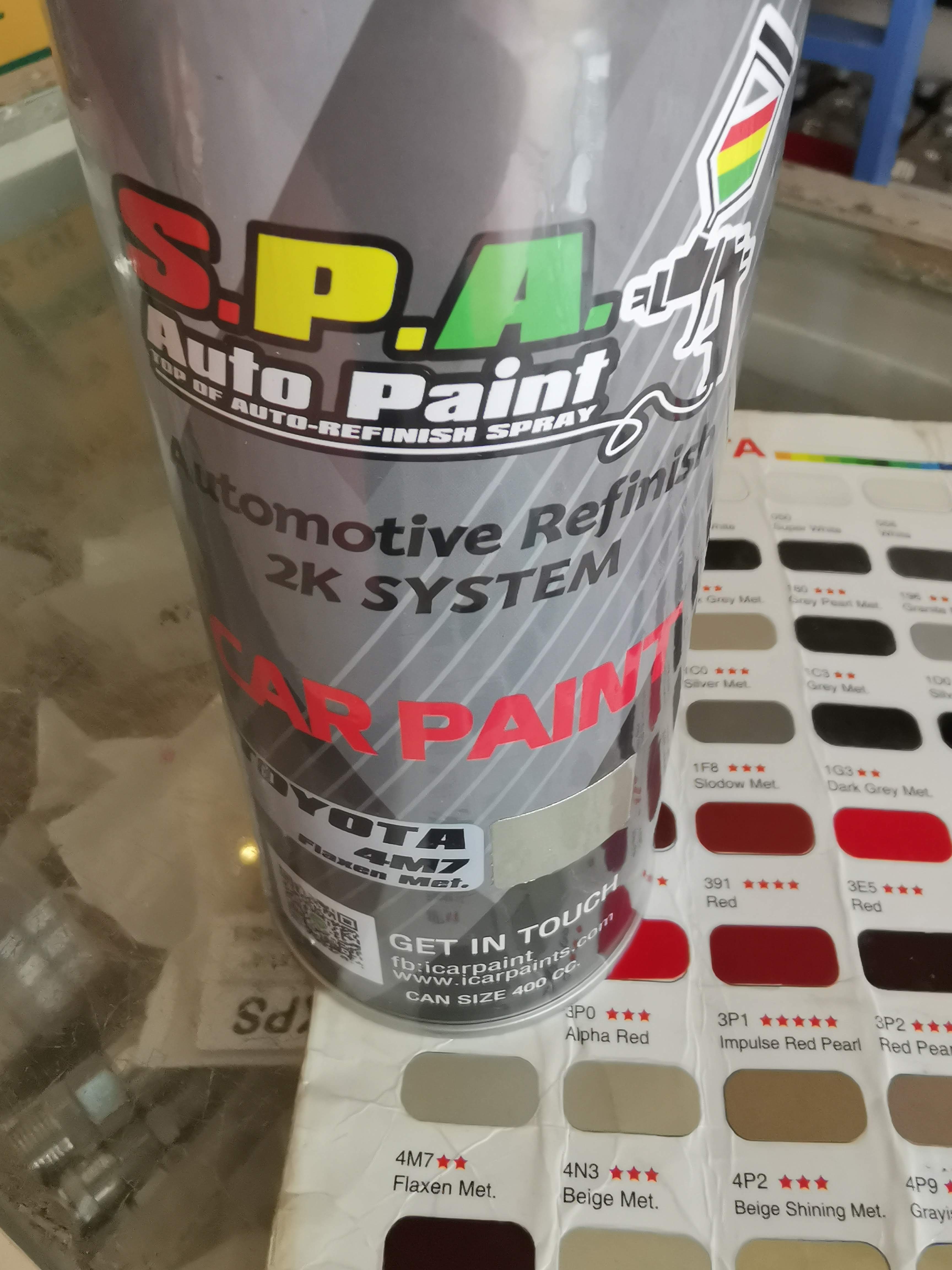 สีสเปรย์พ่นรถยนต์ Toyota 4M7