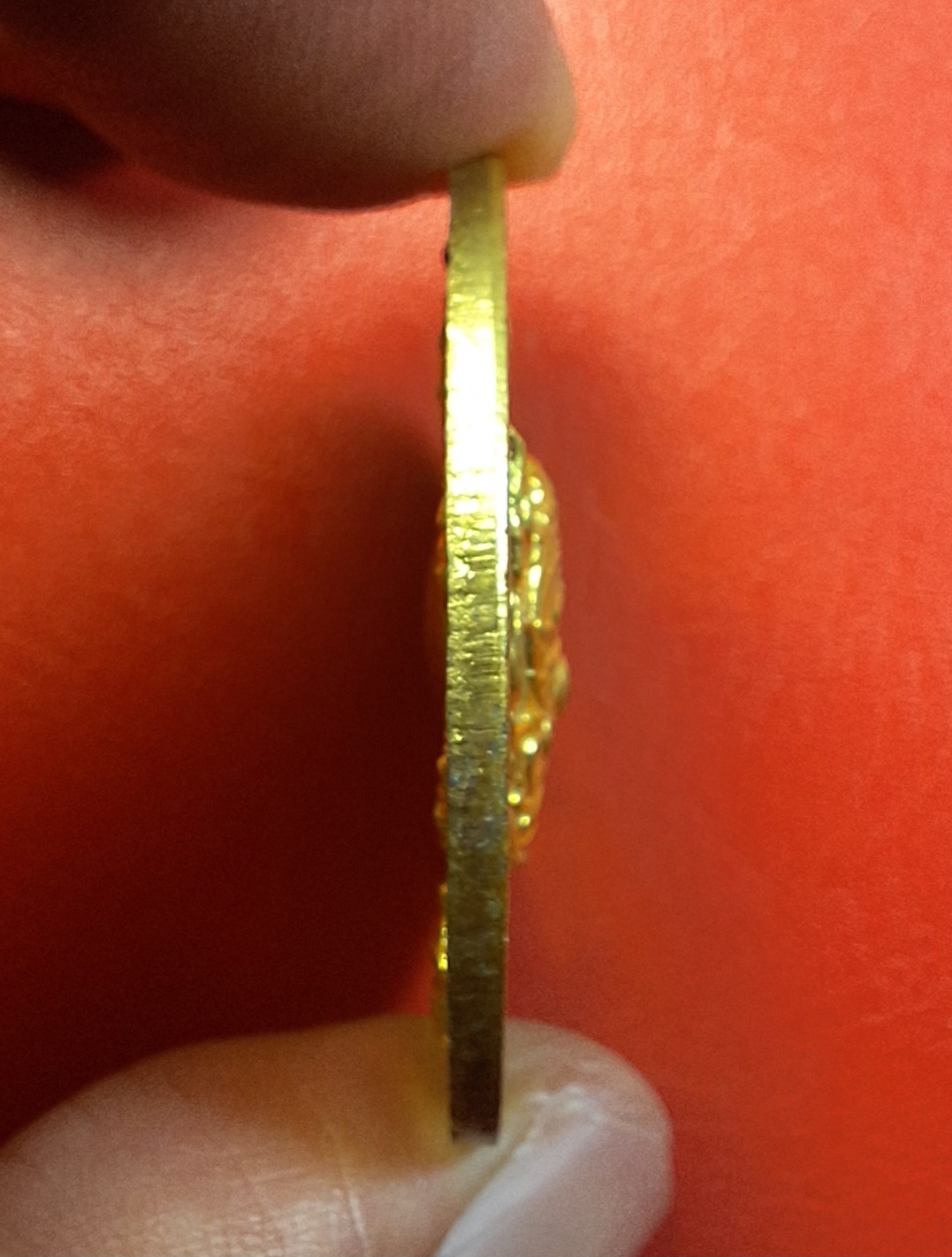 พระพิราพ หลังบรมครู วัดลาดพร้าว ไหว้ครู ปี๒๕๖๒ เนื้อทองทิพย์(องค์ที่1)