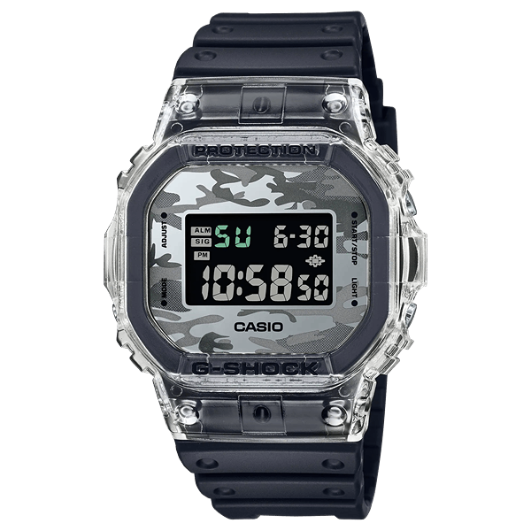 DW-5600SKC-1 l Skeleton + Camouflage Series l G-SHOCK