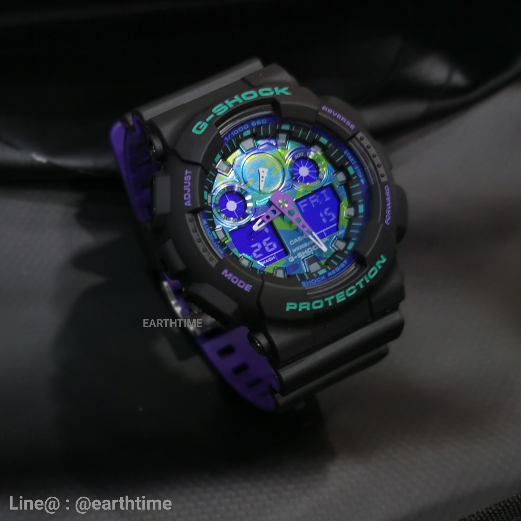 G-Shock ของใหม่แท้100% รับประกัน 1 ปี GA-100BL-1ADR