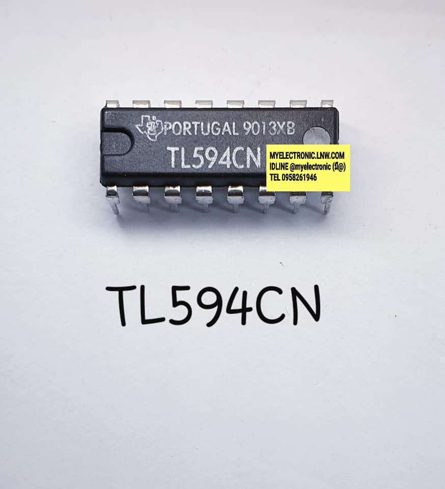 TL594CNยี่ห้อTEXASตัวถังDIP16ขาราคาตัวละบาท