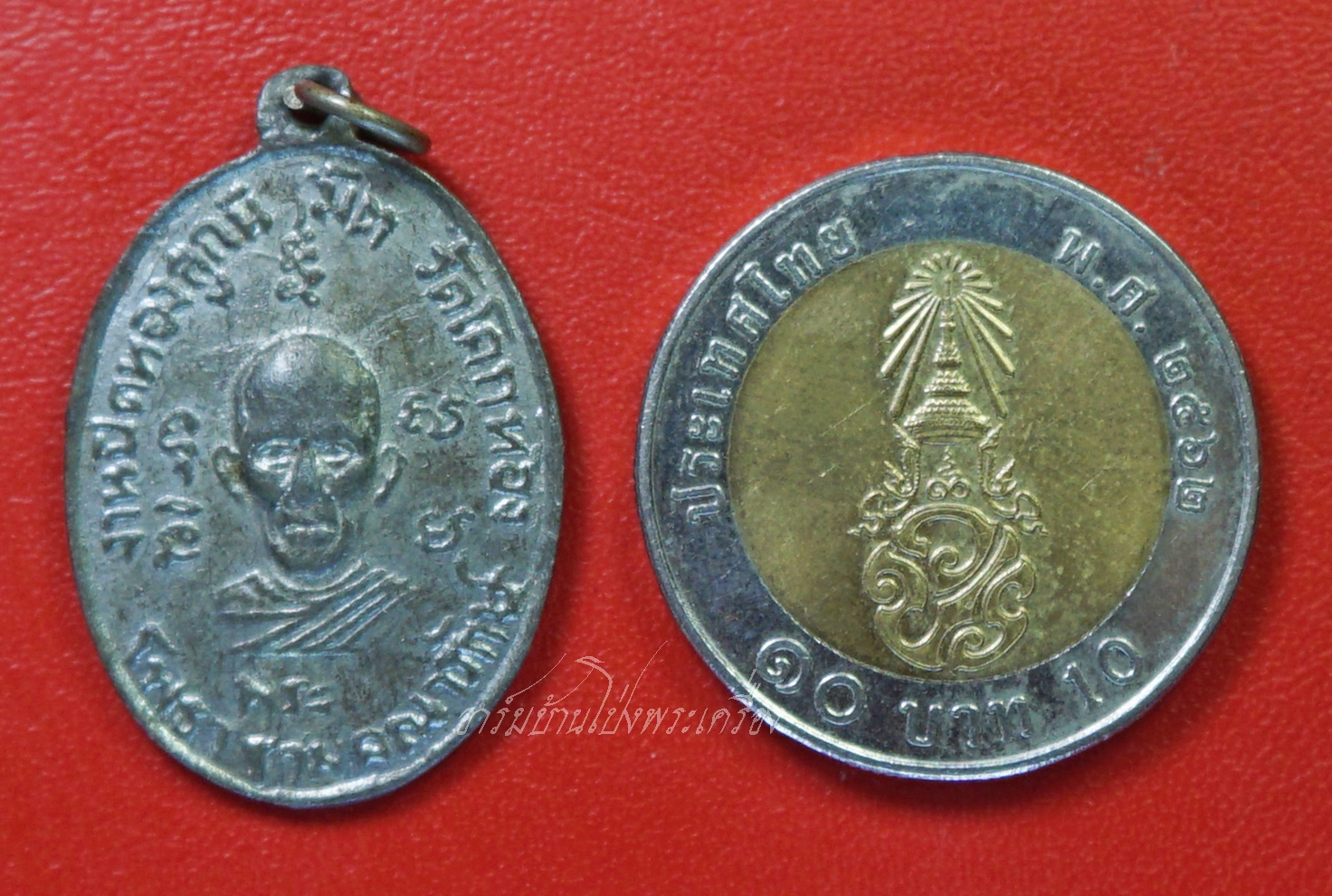 หลวงพ่อเกลี้ยง วัดเฉลิมอาสน์ ออกวัดโคกทอง เนื้อตะกั่ว(องค์ที่3)