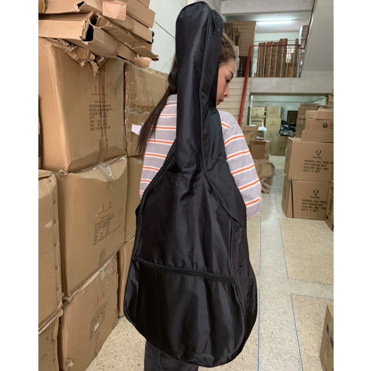 [พร้อมส่ง!!🔥] กระเป๋ากีต้าร์โปร่ง ขนาด 34 - 41" กระเป๋ากีต้าร์ ด้านหน้ามีช่องอุปกรณ์ สายสะพายหลัง ปรับสายสะพายได้