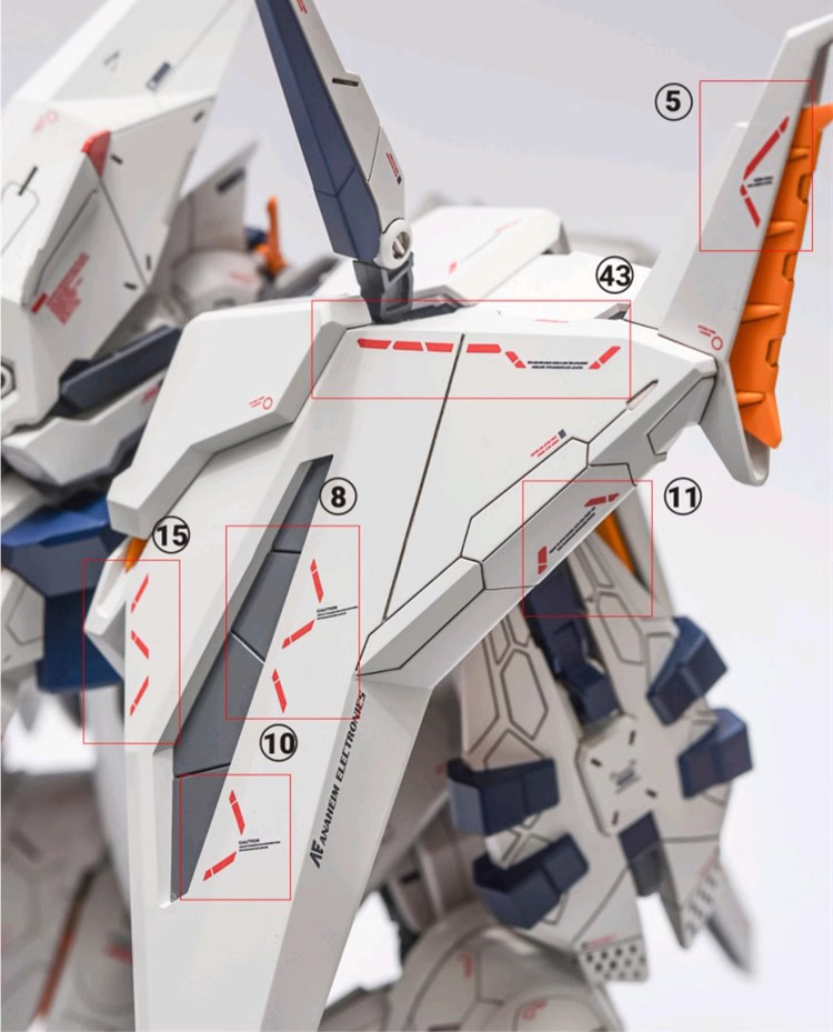 Water Decal 023 HG1/144 Penelope ยี่ห่อ Ghost-Decal