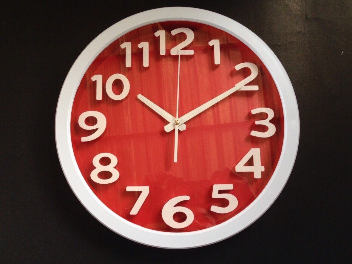 นาฬิกาติดผนัง Good รหัส 182 สี แดง