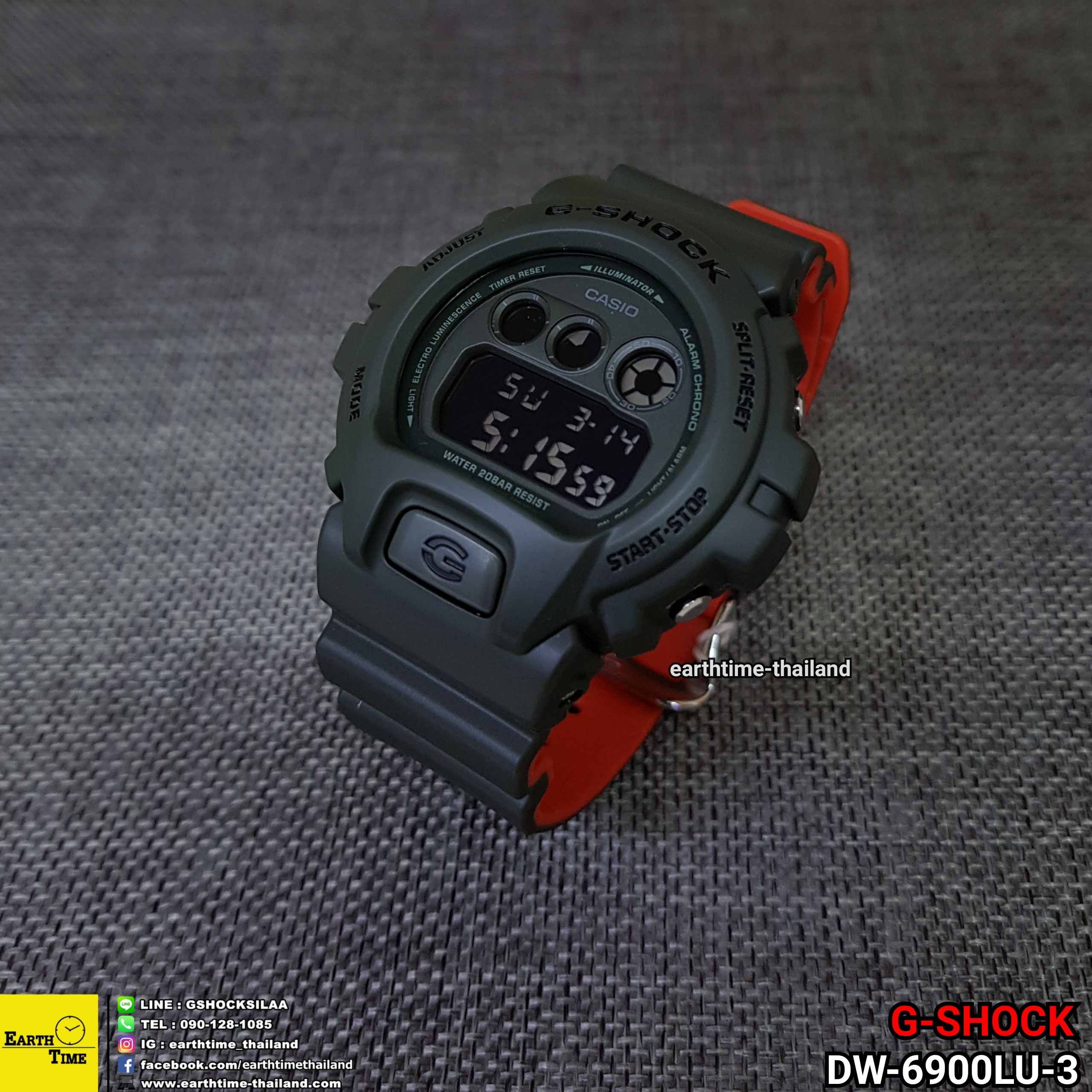 G-Shock Military Series ของใหม่แท้100% รับประกัน 1 ปี DW-6900LU-3DR