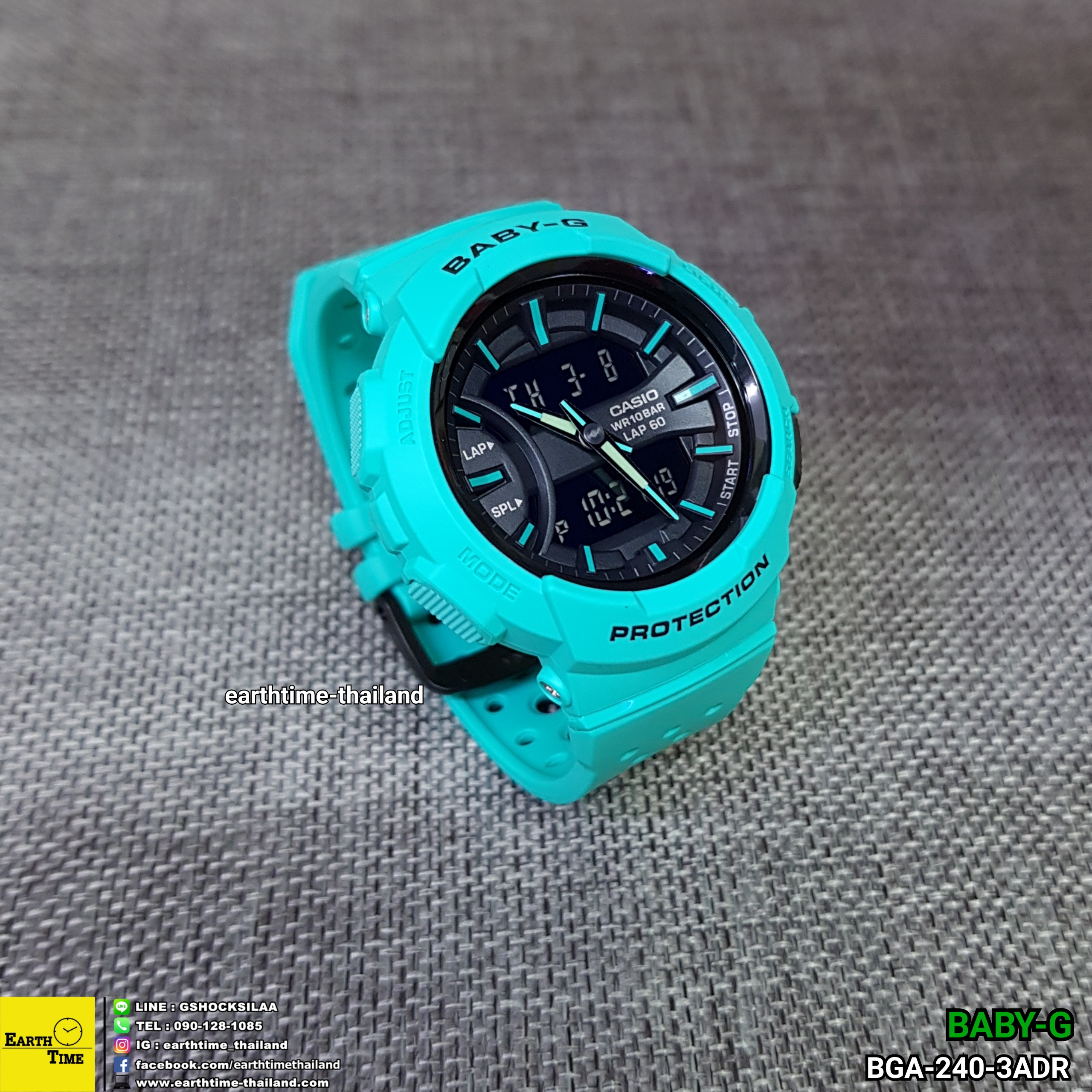 Baby-G Running Series ของใหม่แท้100% รับประกัน 1 ปี BGA-240-3ADR