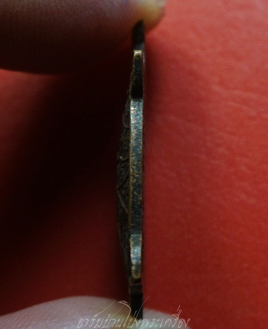 หลวงพ่อโท วัดบ้านฆ้องน้อย ศิษย์สร้างถวาย เนื้อทองแดงรมดำ(องค์ที่1)