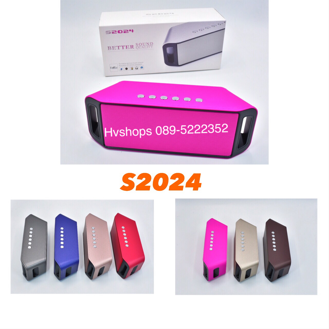 ลำโพงบลูทูธ bluetooth รุ่น S2024